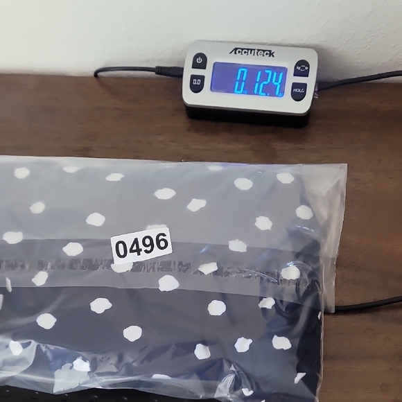 NWT Talbots Polka Dot Short Sleeve Shirt Size 3X Navy White Rayon Casual Boxy - Picture 11 of 12